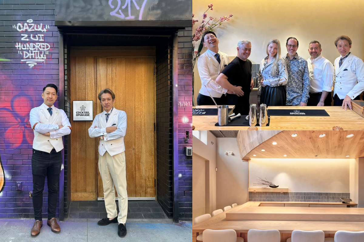ニューヨークの「COCKTAIL OMAKASE NYC」を監修した長尾和明氏らBar LIBREチーム